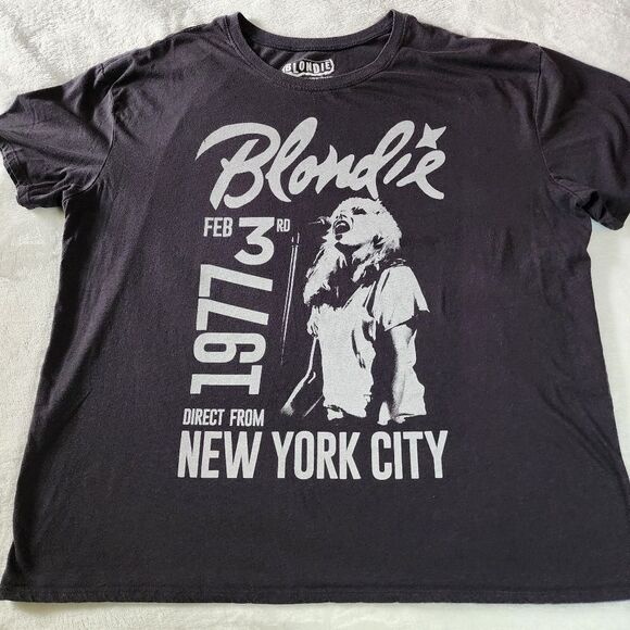 Blondie 2022 Black Tshirt With White Graphics Size XXL - Picture 1 of 5